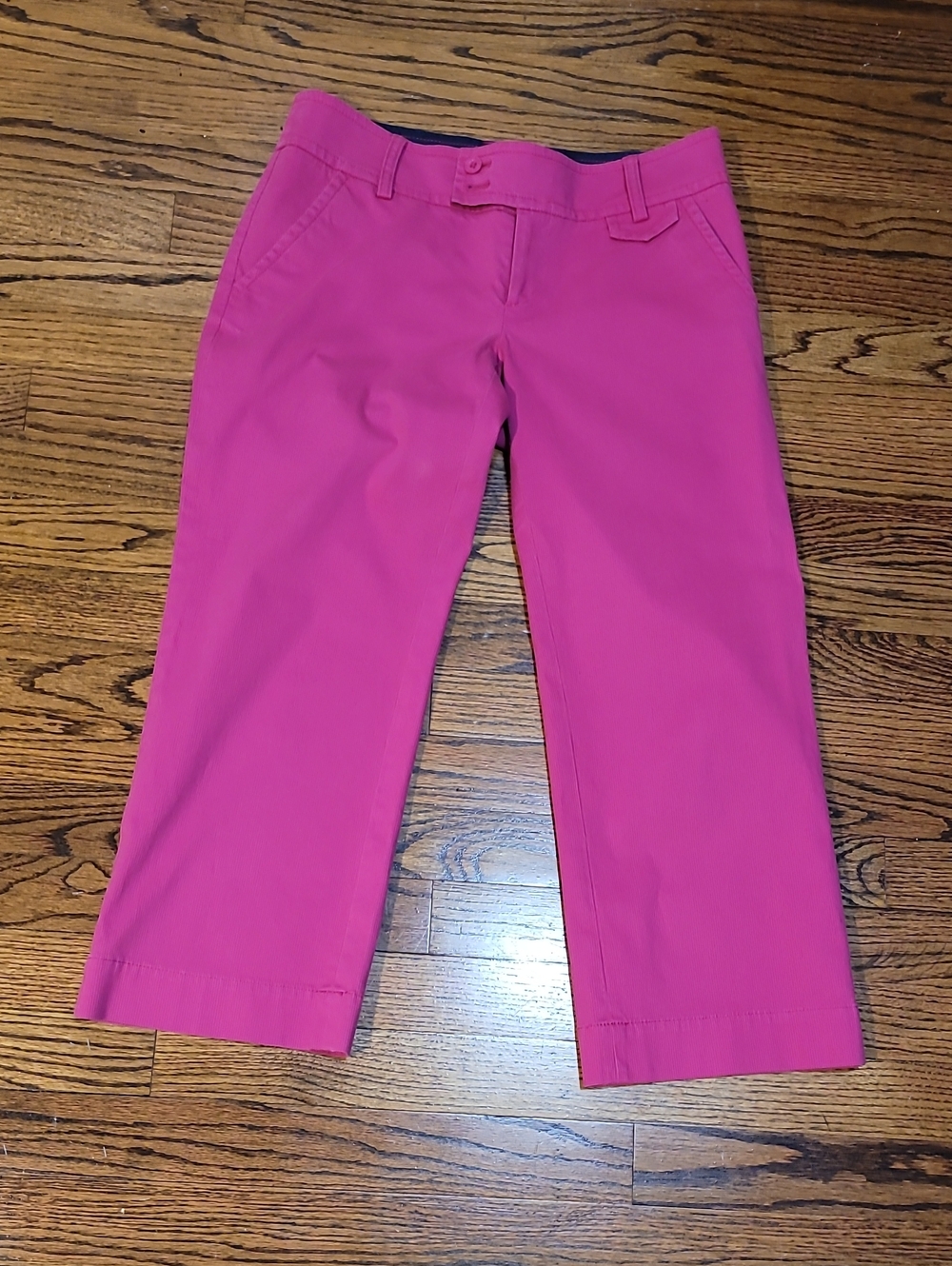 Lilly Pulitzer Bright Pink Cropped Capri Pants